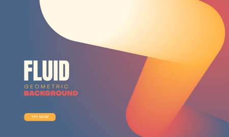 abstract fluid geometric background with retro color.vector illustrationのイラスト素材