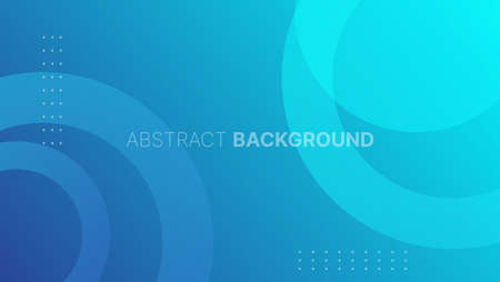 abstract blue geometric background with circle shapes.vector illustrationのイラスト素材