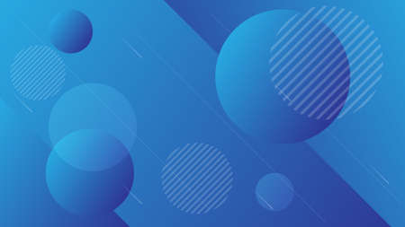 abstract geometric background with rounded shapes. vector illustrationのイラスト素材