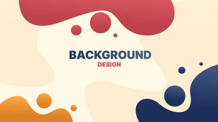 abstract colorful fluid background. vector illustrationのイラスト素材