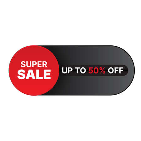 sale label design template. business vector illustrationのイラスト素材