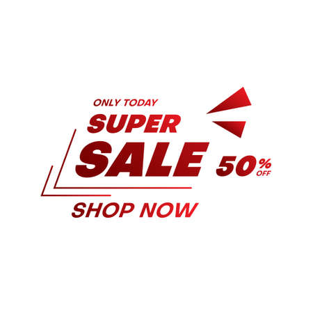 sale label design template. business vector illustrationのイラスト素材