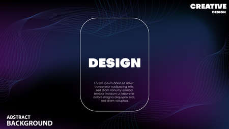 abstract wavy lines background. vector illustrationのイラスト素材