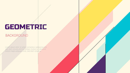 abstract colorful geometric background. vector illustrationのイラスト素材