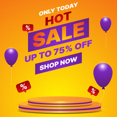 3d sale banner design template. business vector illustrationのイラスト素材