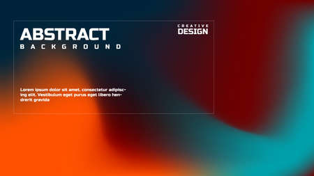 abstract colorful gradient fluid background. vector illustrationのイラスト素材