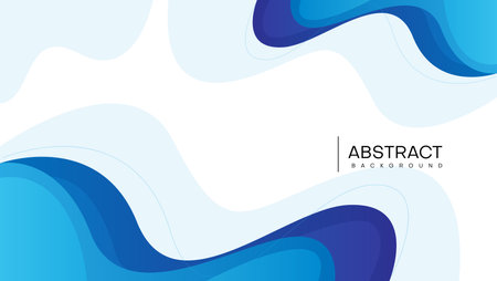 abstract blue fluid background. vector illustrationのイラスト素材