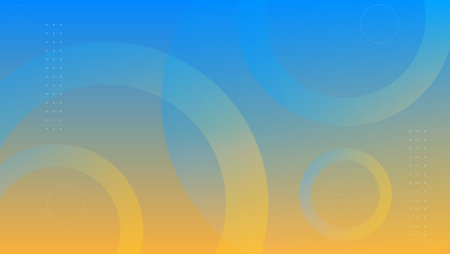 abstract blue orange background. vector illustrationのイラスト素材