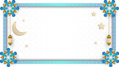 islamic background for Ramadan Kareem, Eid Mubarak, Eid Al-Fitr, Eid Al-Adha, etc. arabian decoration. vector illustrationのイラスト素材