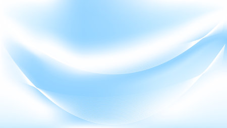 abstract blue and white background with wavy linesのイラスト素材