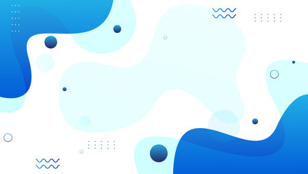 abstract fluid background with blue color. suitable for presentation, web, banner, poster, layout, etc.のイラスト素材