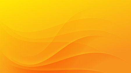 abstract orange background with overlapping wavy lines. vector illustrationのイラスト素材