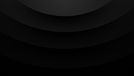 abstract black background with layered circle compositionのイラスト素材