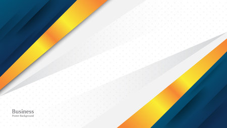 abstract corporate background with blue and gold color. vector illustrationのイラスト素材