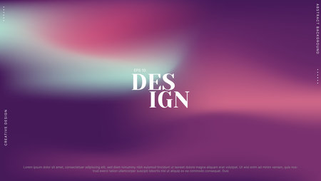 abstract gradient blurred background in purple, pink and blue. vector illustrationのイラスト素材