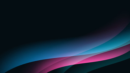 abstract wallpaper design with blue and pink wavy shapes composition. vector illustrationのイラスト素材