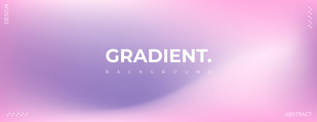 abstract gradient purple and pink banner background. blurred wallpaper design. vector illustrationのイラスト素材
