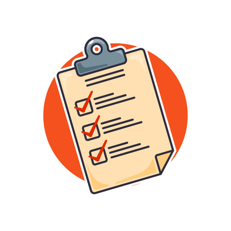 schedule list - cartoon vector illustration. design element for poster, brochure, web, mascot,...
