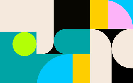 Abstract colorful color geometric pattern design and background. Use for modern design, cover,...