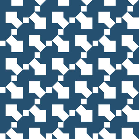 Seamless Repeatable Abstract Geometric Pattern. Vector Illustration.