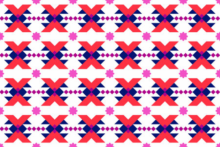 Repeated pattern background. Mosaic texture for textile, clown, carpeting, warp, book cover,...
