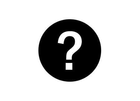 Question icon vector. Simple illustration for web or mobile appのイラスト素材