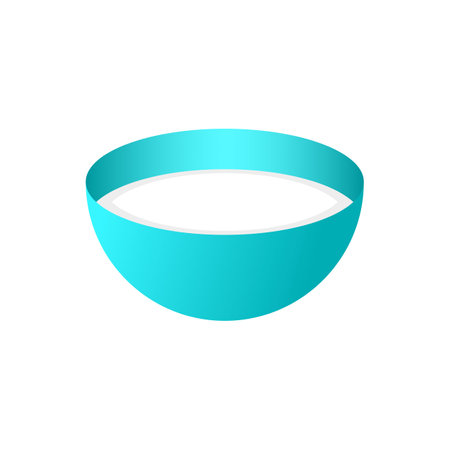 bowl icon. Sign of kitchen. vector illustration.のイラスト素材