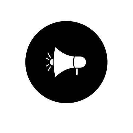 Megaphone Icon Vector Design Template. Vector illustration.のイラスト素材