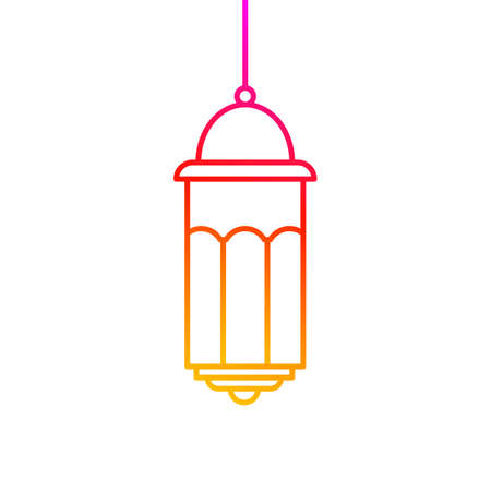 arabic lamp icon design. Vector illusrtation.のイラスト素材