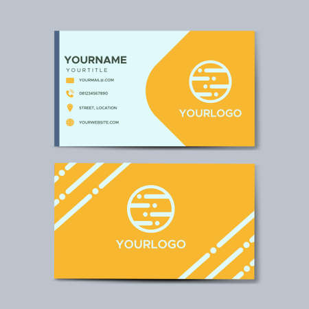 Simple layout bussines card vector for corporate identity or your brand.のイラスト素材