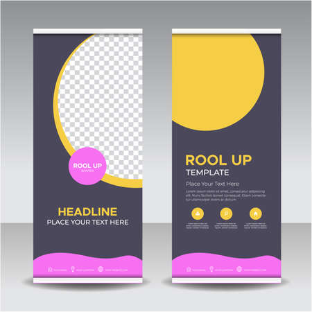 Advertising signboard design, Super easy editable and can be used for many purpose.のイラスト素材