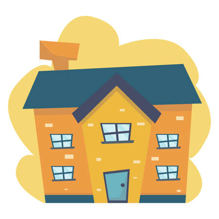 Country house concept design, Can be used for many purpose.のイラスト素材