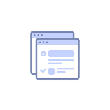 Layout Page : Custom Layout and Template Solutions for Your Business Needsのイラスト素材