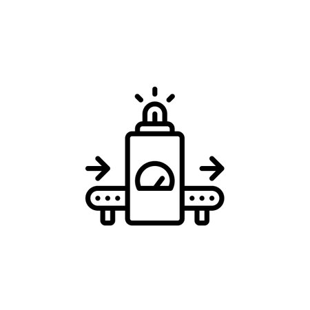Assembly Line Conveyer Automation: Automation Line for Increased Efficiencyのイラスト素材