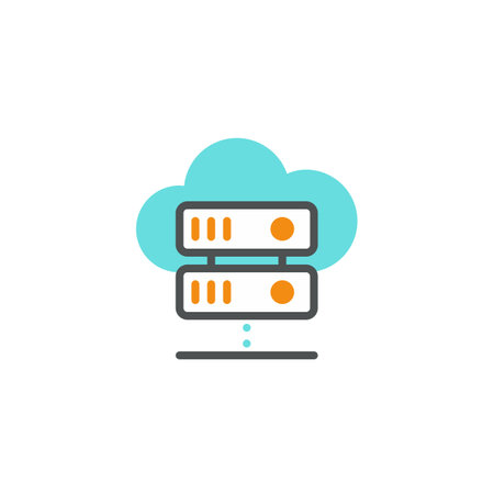 Cloud Server Database: Secure Data Management for Your Business Needsのイラスト素材