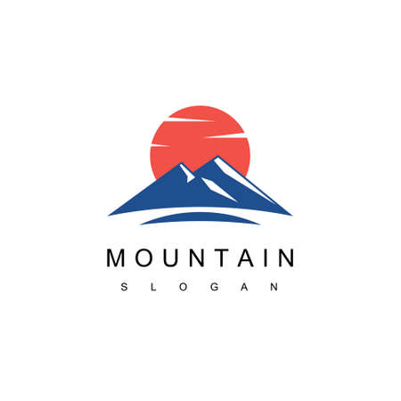 Mountain Logo Design Vectorのイラスト素材