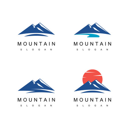 Mountain Logo Design Vectorのイラスト素材