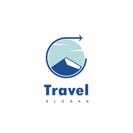 Travel Logo Design Vectorのイラスト素材