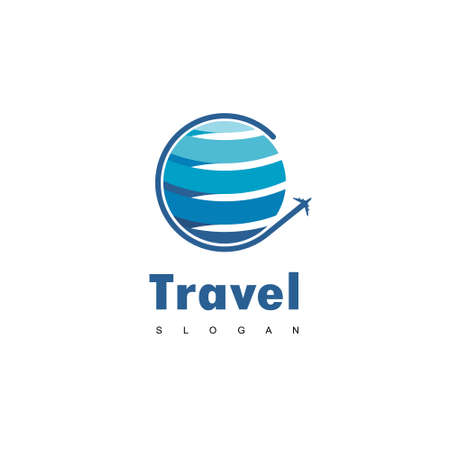 World Travel Logoのイラスト素材