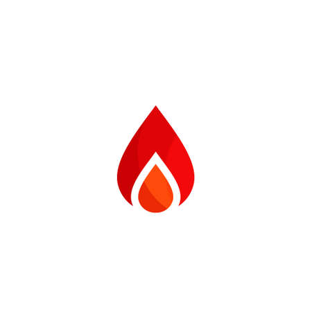 Fire Logo Design Vectorのイラスト素材