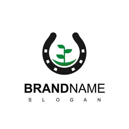 Horse Farm Logoのイラスト素材