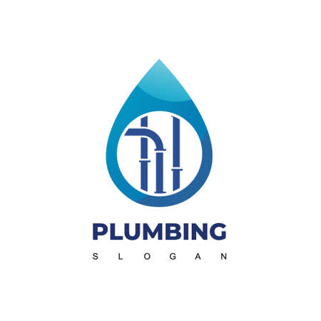 Plumbing Logo Design Inspirationのイラスト素材