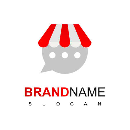 Shopping Chat designのイラスト素材