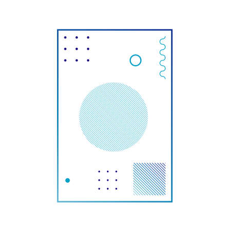 Vector Gradient Abstract Liquid Shape, with geometric line And Dots, Background Illustration Design.のイラスト素材