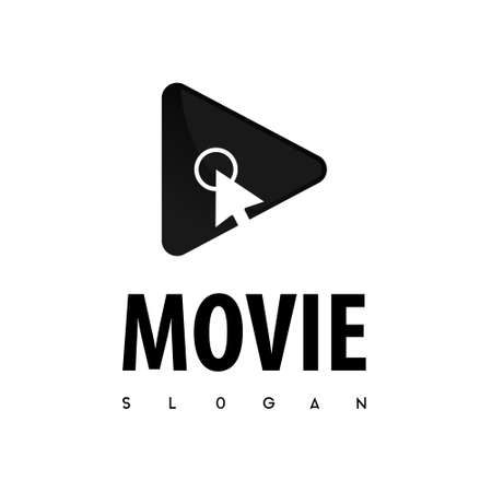 Click Movie design Vectorのイラスト素材