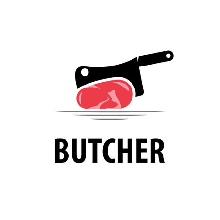 Vector Butcher Logo Design Inspirationのイラスト素材