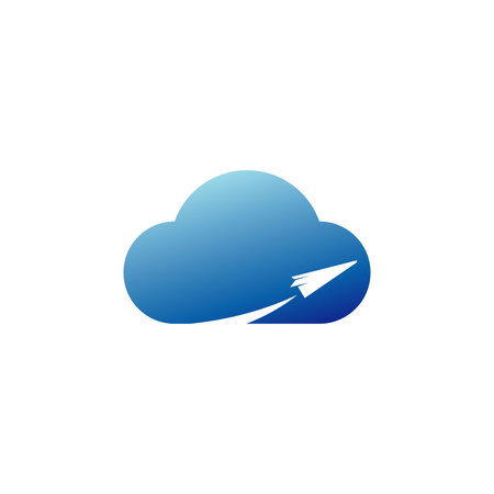 Paper Airplane Travel Logo Design Inspration