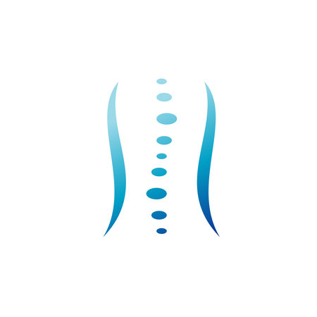 Creative Chiropractic Concept Logo Design Inspirationのイラスト素材