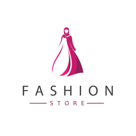 Fashion Store Logo Design Vectorのイラスト素材