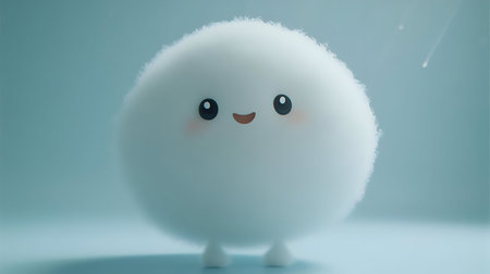 Cute Fluffy 3D Renderの素材